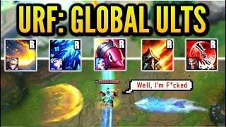 WE PLAYED 5 GLOBAL ULTS IN URF MODE AND SPAMMED OUR ULTIMATES ALL GAME