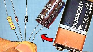 An Amazing Idea with 9V Battery