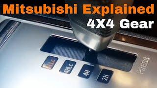 How to use Mitsubishi Super Select 4WD II 2H 4H 4hlc 4llc