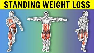 Best HIIT Standing Exercises to Lose Weight Quick All Standing Fat Burning Cardio Workout