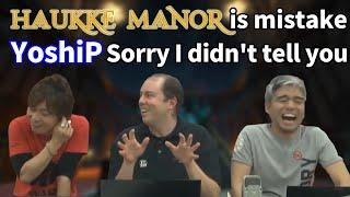 FFXIV Clips I made a mistake but dont tell YoshiP Koji FoxNaokiYoshidaHaukke manorreaction