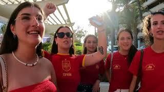 SPAIN V ENGLAND euro 24 finals in spain epic night in Torrevieja spain