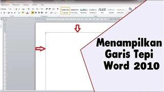 Cara Menampilkan Garis Tepi di Microsoft Word 2010