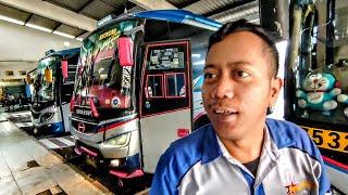 DIKAWAL KERNET KOMENG BUS INI MAKIN SUOSSS SALIP 3 BUS DEPANNYA SUGENG RAHAYU 7372