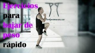 Ejercicios para bajar de peso rápido en casa HIIT