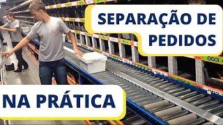 SEPARAÇÃO DE PEDIDOS na prática  LOGÍSTICA  Picking na prática