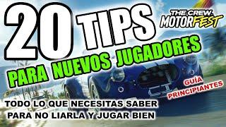 GUÍA Tips para principiantes MOTORFEST The Crew.