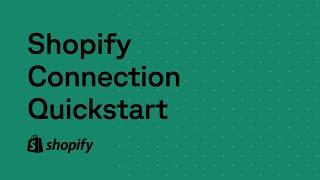 Set up a Shopify connection in Gadget