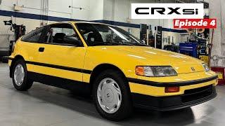 The Final Result  1989 Honda CRX Si  Barbados Yellow Y-49 Ep 4