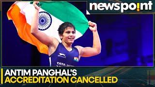 Paris Olympics 2024 Indias Antim Panghal sent back home after security breach  WION Sports