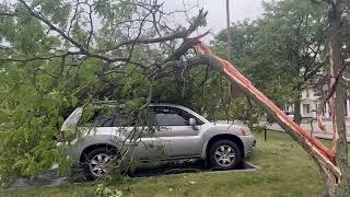 Aftermath Footage Shows Extensive Tornado Damage in Buffalo