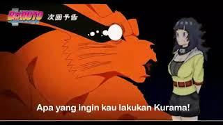 Kurama gagal fokus saat di hadapan himawari... Inilah hal menarik saat himawari jinchuriki kurama