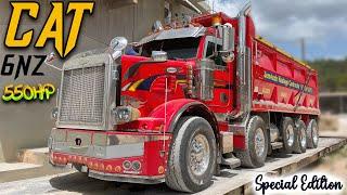 CAT 6NZ 18 Speed  Custom Built Peterbilt 367 IN ACTION