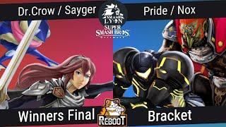 Cornismash #175  WF  Dr.Crow  Sayger Lucina Greninja vs Pride  Nox Samus Ganondorf