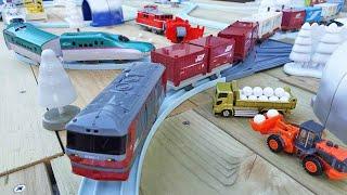 JR Freight Train & Shinkansen Snow and steam locomotive scenery course