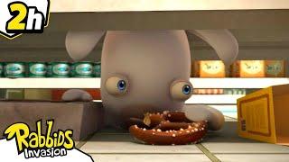 Big Compilation 2H Hide Rabbids  RABBIDS INVASION  New episodes  Cartoon for Kids