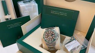 4K Unboxing & Review of NEW $10250 Rolex Submariner Date Kermit 126610LV 2021