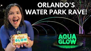Orlandos NEWEST After Hours Event AQUAGLOW at Aquatica Water Park Full Event Tour