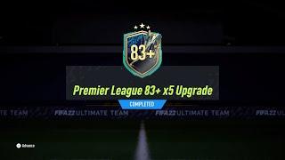 5x 83+ Premier League Upgrade Sbc