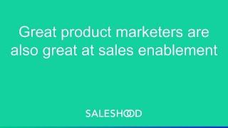 Product Marketing Playbook for Sales Enablement