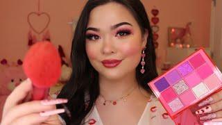 ASMR Doing Your Valentines Day Makeup 