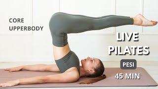 45 MIN PILATES IN DIRETTA  Lezione CORE-UPPERBODY + PESI