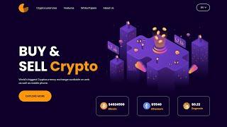 How To Make Cryptocurrency Website In HTML CSS JS  Add Cryptocurrency Price On Website