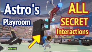 All Secret Interactions in Astros Playroom for PS5 All Artifacts and All Wall Puzzle Pieces 100%