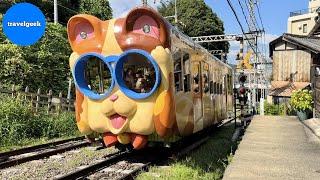 Agak Menakutkan Naik Kereta Komuter Jepang yang Berpenampilan Aneh seperti Catbus  Ikoma Cable