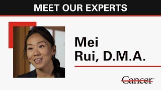 Meet researcher Mei Rui D.M.A.