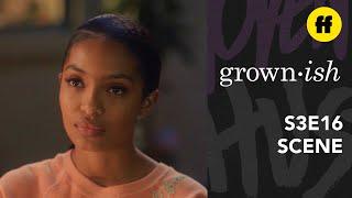 grown-ish Season 3 Episode 16  Zoey & Aaron Open Up About Their Relationship  Freeform