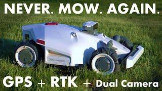 Mammotion Luba 2 Robotic Lawn Mower - GPS RTK Dual-Camera Rain Sensor Touch-Sensitive Bumper