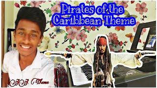 PIRATES of the CARIBBEAN Theme   Captain Jack Sparrow-Johnny Depp  Keyboard  by Jebin Joe K.P