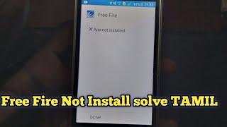 Free Fire app not installed problem solve in tamil