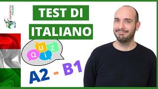 QUIZ DI ITALIANO livello B1  Esercitati in italiano con Francesco ITALIAN subtitles