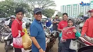 Jelang HUT RI Ke-79 10.750 Bendera Merah Putih Dibagikan Gratis Di Kaltim