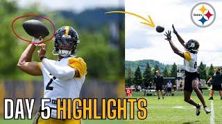The Pittsburgh Steelers CONTINUE To Impress During OTAs...  Steelers News  DAY 5 OTA Highlights