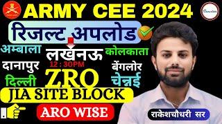 GOOD NEWS  Indian Army Result 2024  Army Result Out  ZRO LUKNOWAMBALADANAPURDEHLI #army