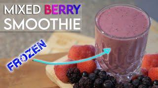 Frozen Mixed Berry Smoothie Recipe