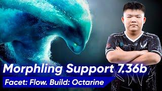  XinQ NEW MORPHLING SUPPORT 7.36 4 Pos  Dota 2 Pro Gameplay