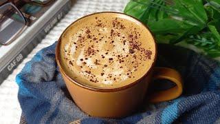 HOMEMADE CAPPUCCINO RECIPE  Frothy Coffee Without Coffee Maker  Make And Store Frothy Coffee #4k