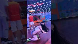 girl unique skating with song  skater girl skating #skating #skater #bts #tiktok #shorts