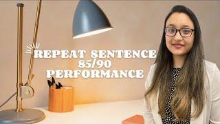 Repeat Sentence  8590 Performance  milestonestudy.com.au