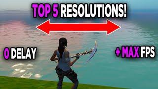 Top 5 Best Stretched Resolutions in Fortnite Chapter 4 - MAX FPS Boost & 0 Input Delay