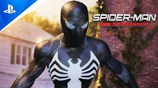 NEW Marvels Spider-Man 2 Symbiote Black Suit in Web of Shadows MOD