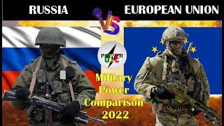 #European #Union  vs #Russia Military Power Comparison 2022