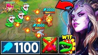 WHEN ZYRA HAS 1100 AP SHE SPAWNS LITERAL PIRANHA PLANTS THEY ONE SHOT YOU