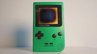 Game Boy Pocket Screen Burn Repair - New Polariser Film & Clean