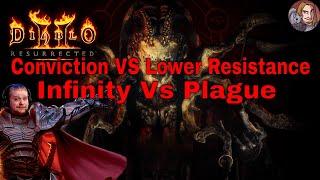 D2R Conviction Vs Lower Resistances Infinity Vs Plague