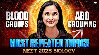 Blood Groups - ABO Grouping  Most Repeated Topics - NEET 2025 Biology  Gargi Singh